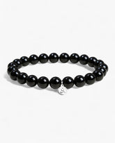 Black Agate Bracelet - Stupa Crystal