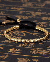 Buddha Stones Tibetan Copper Beads Healing Luck Bracelet - Stupa Crystal