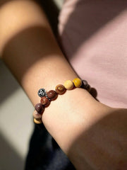 Egg Yolk Agate Bracelet - Stupa Crystal