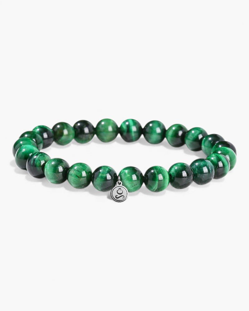 Green Tiger Eye Bracelet - Stupa Crystal