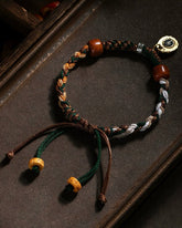 Guardian Camel Bone Bracelet - Stupa Crystal