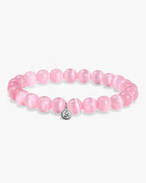 Pink Tiger's Eye Bracelet - Stupa Crystal