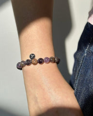 Purple Phantom Crystal Bracelet - Stupa Crystal