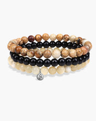 Taurus Steady Wealth Creator Bracelet Pack - Stupa Crystal