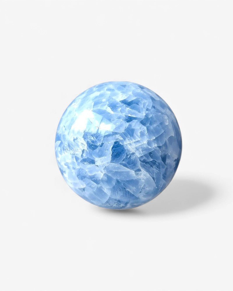 Celestine Sphere - Stupa Crystal