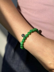 Green Jade Bracelet - Stupa Crystal