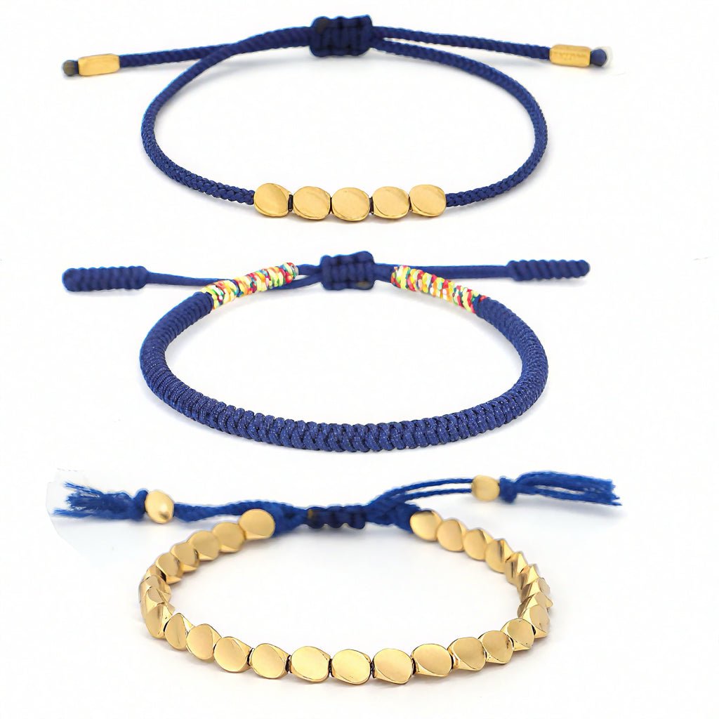 Heart of the World Bracelet | Couple's Bracelet with Blue Symbolism for Love and Connection - Stupa Crystal