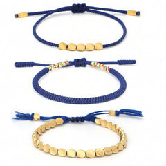 Heart of the World Bracelet | Couple's Bracelet with Blue Symbolism for Love and Connection - Stupa Crystal