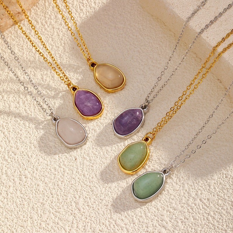Jade Necklace - Stupa Crystal