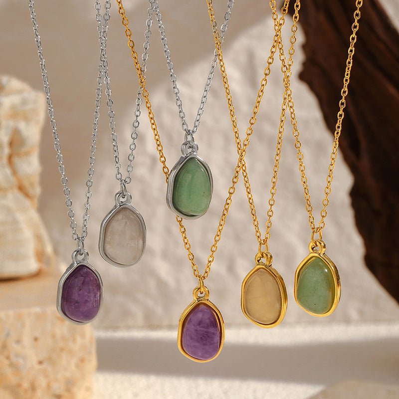 Jade Necklace - Stupa Crystal