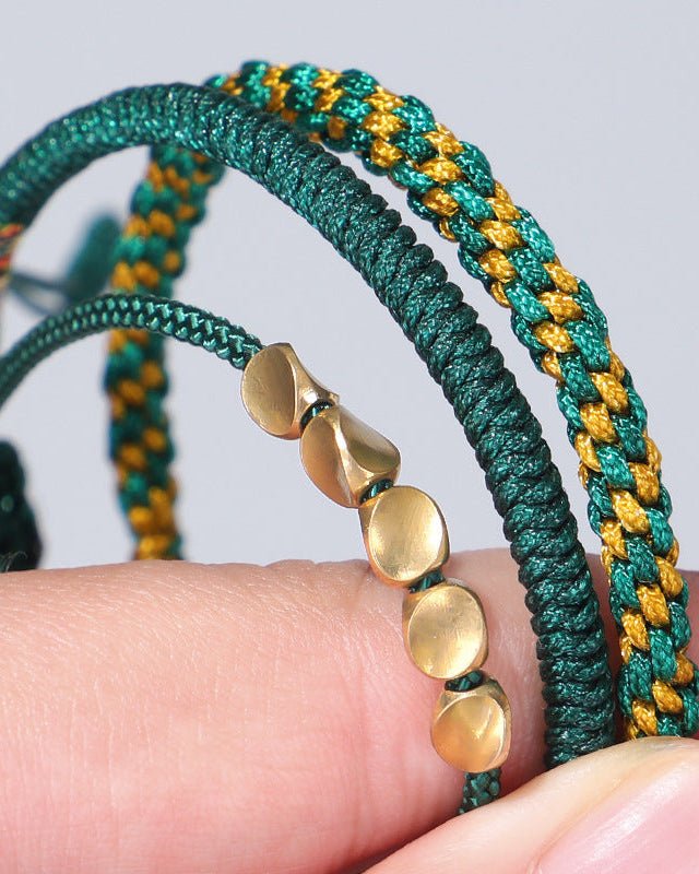 Vital Harmony Woven Bracelet - Stupa Crystal