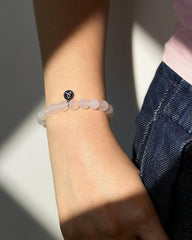 White Agate Bracelet - Stupa Crystal