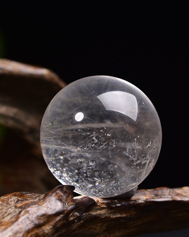 White Crystal Sphere - Stupa Crystal